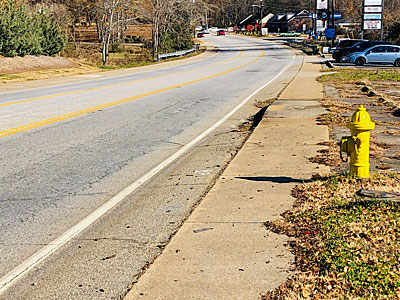 Butler Rd. Corridor; Existing Sidewalk