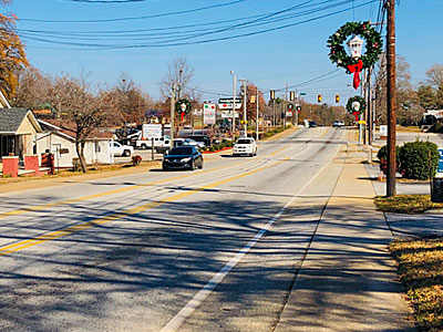 Butler Rd. Corridor; Existing Sidewalk